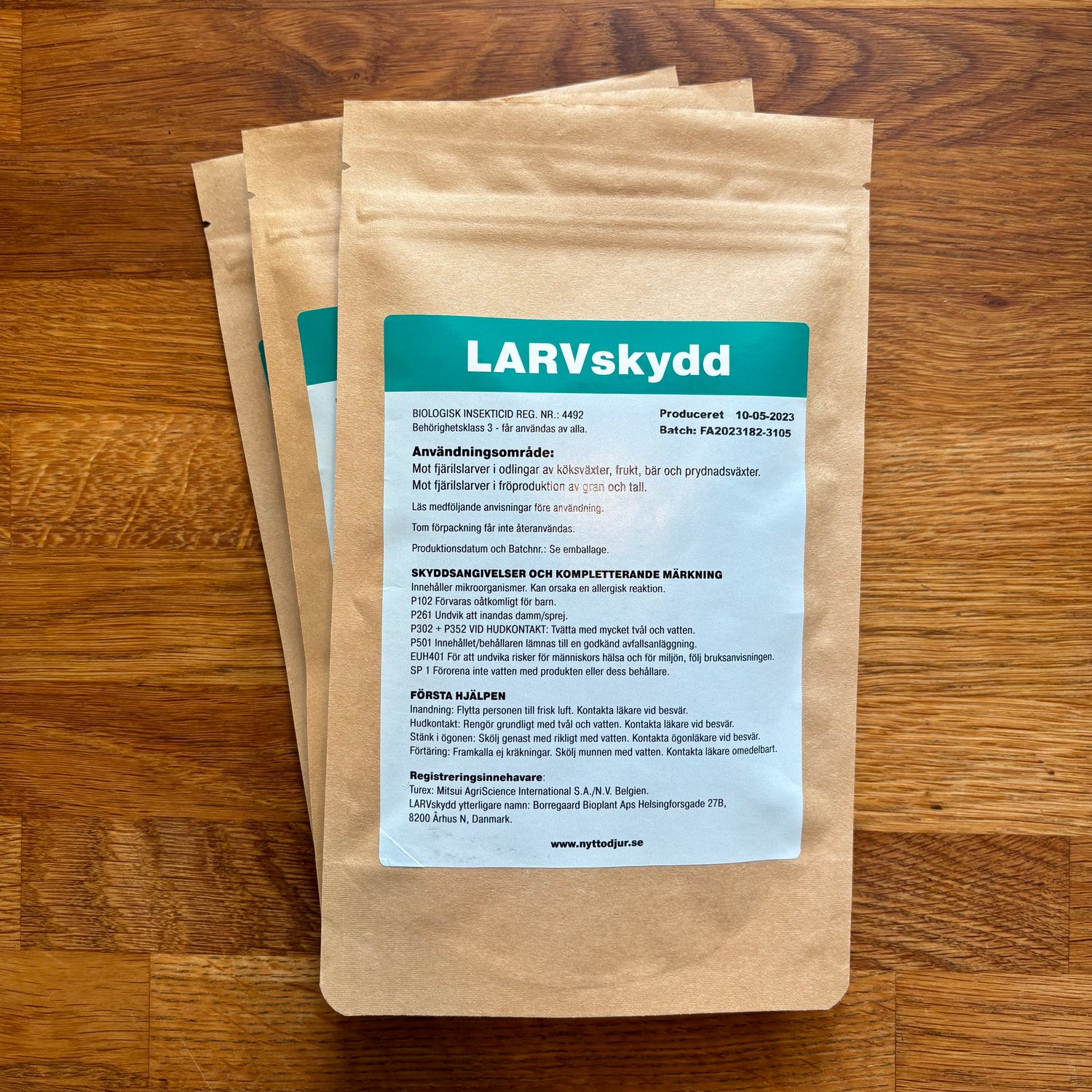 LARVA protection 30g 150-300m² - biological control of butterfly larvae