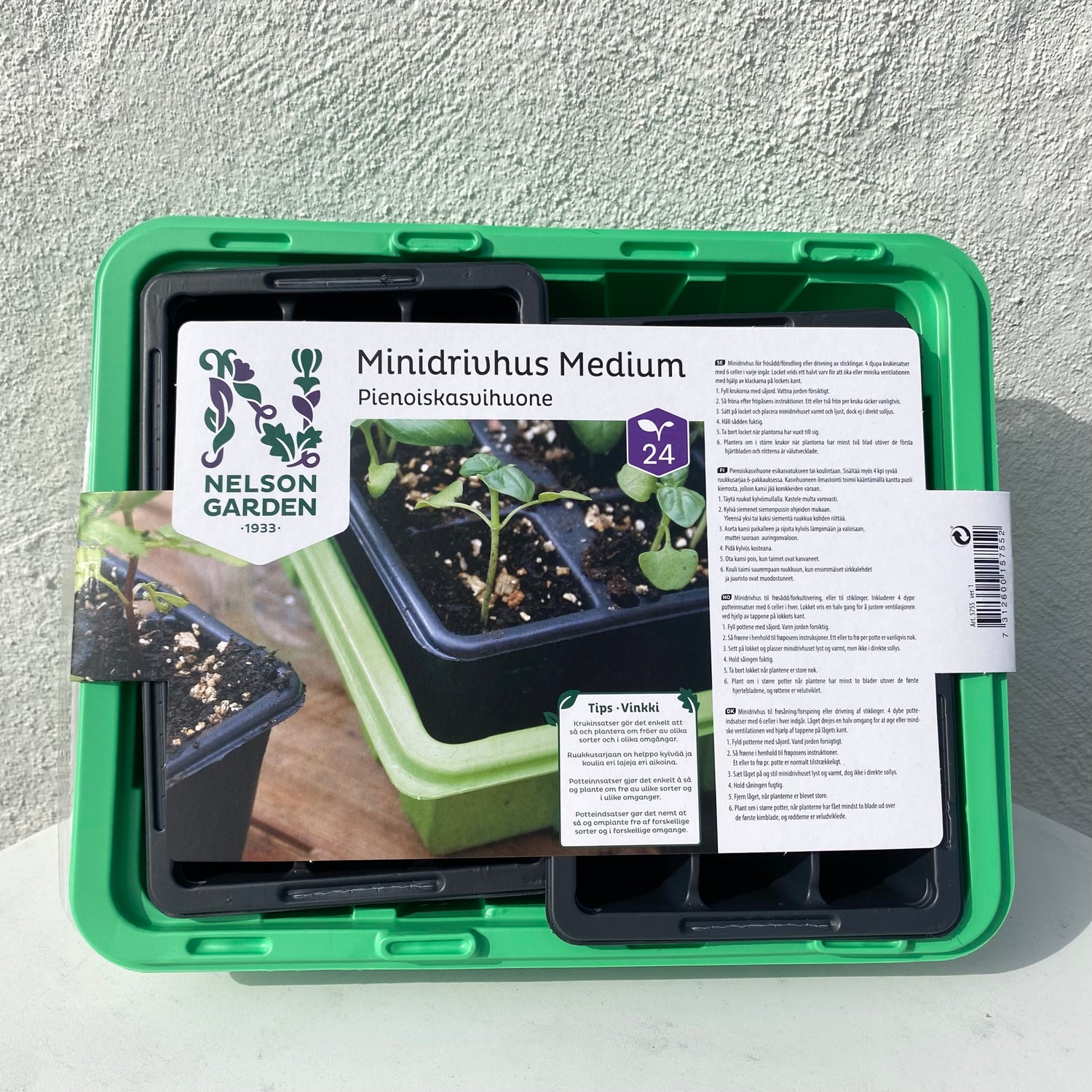 Minidrivhus Medium 24 Celler | Förkultivering