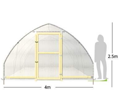 GiordNera Tunnel drivhus Caterpillar: inkl. Rådgivning + Gavekort på Trädgårdsdags