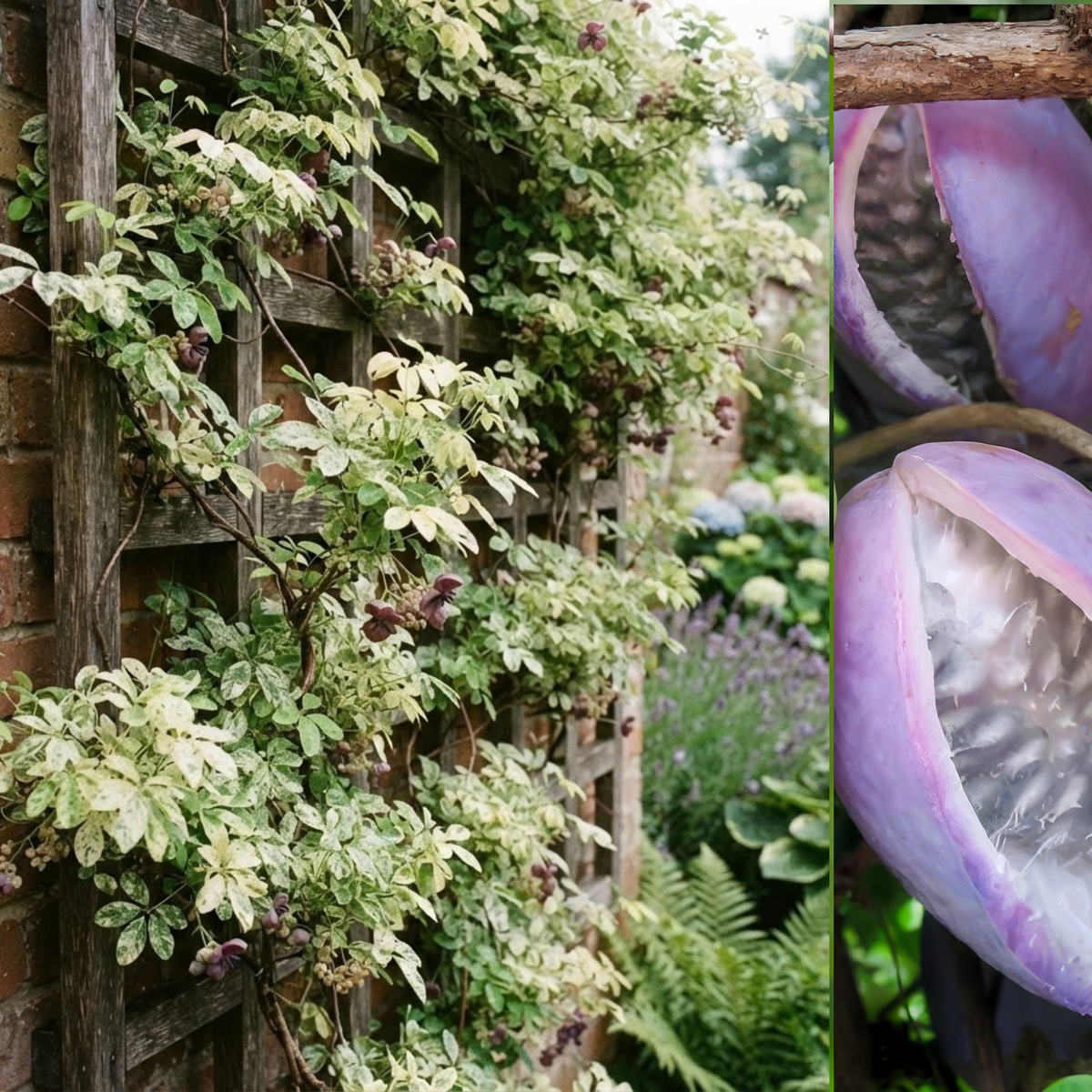 Fembladig Akebia 'Variegata' 100-120 cm (Akebia quinata)